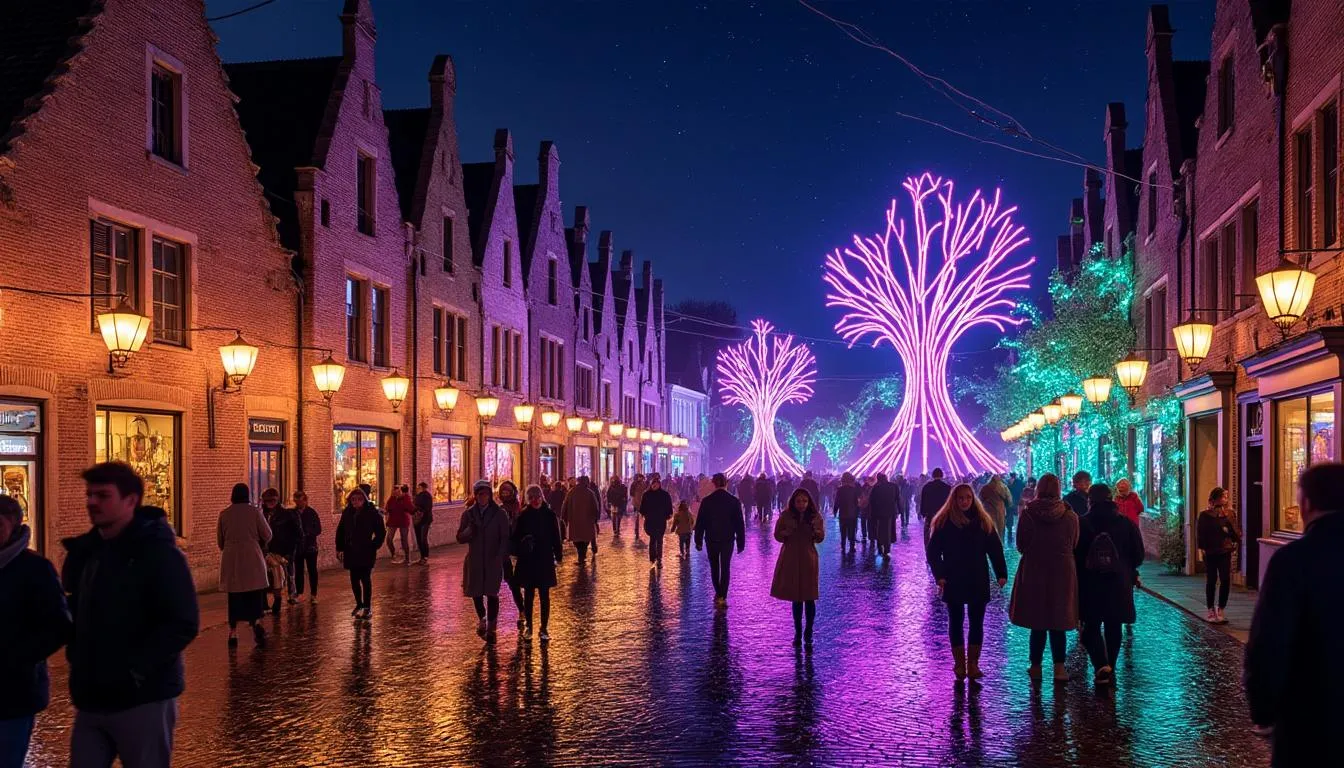 Belgique : Découvrez ce festival gratuit des lumières, un enchantement tout proche de la frontière avec le Nord