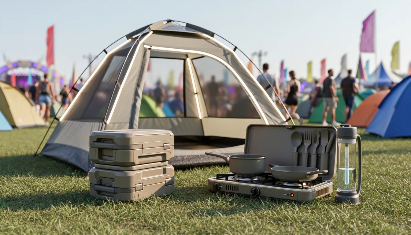Le Matériel de Camping "Système D" et Innovant en festival